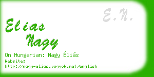 elias nagy business card